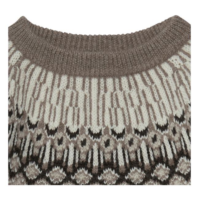 Pull Fair Isle Laine Merinos | Beige
