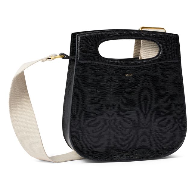 Sac Cheri Cuir de Buffle | Noir