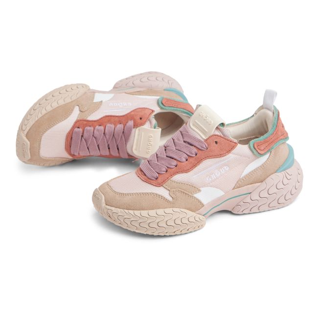 Baskets Tyre Mesh Suede | Blassrosa