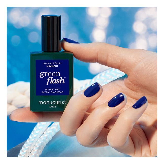 Vernis à ongles semi-permanent Green Flash - 15 ml | Midnight