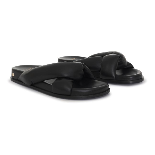 Kiva Leather Sandals | Negro