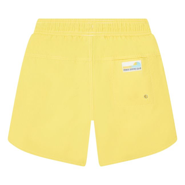 Mid-Length Swim Trunks | Yellow
