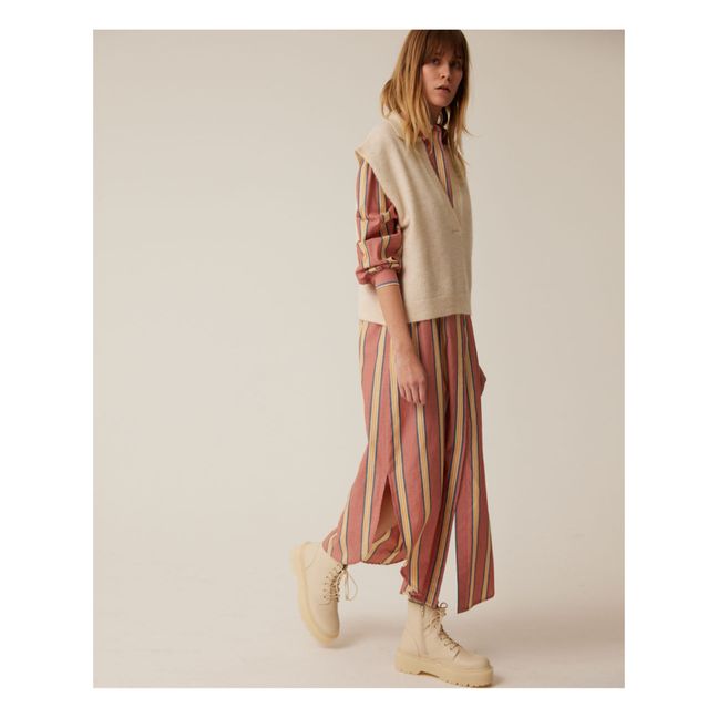 Uxue Polo Neck Vest | Ecru