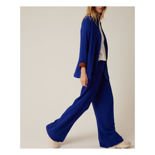 Pantalon à Pinces Upton Tribu | Bleu électrique