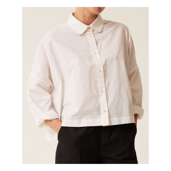 Chemise Wood Nova Popeline | Blanc
