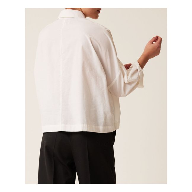 Camisa Wood Nova Popeline | Blanco