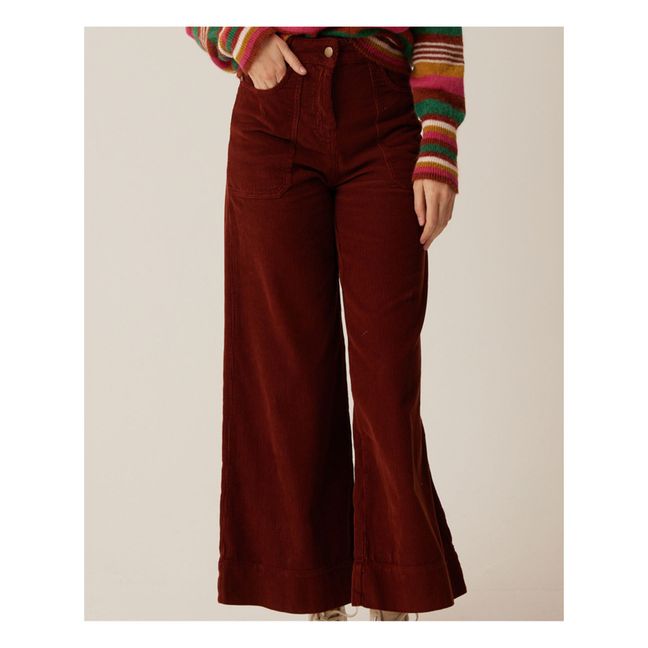 Winchester Molly Corduroy Jeans | Rosso scuro