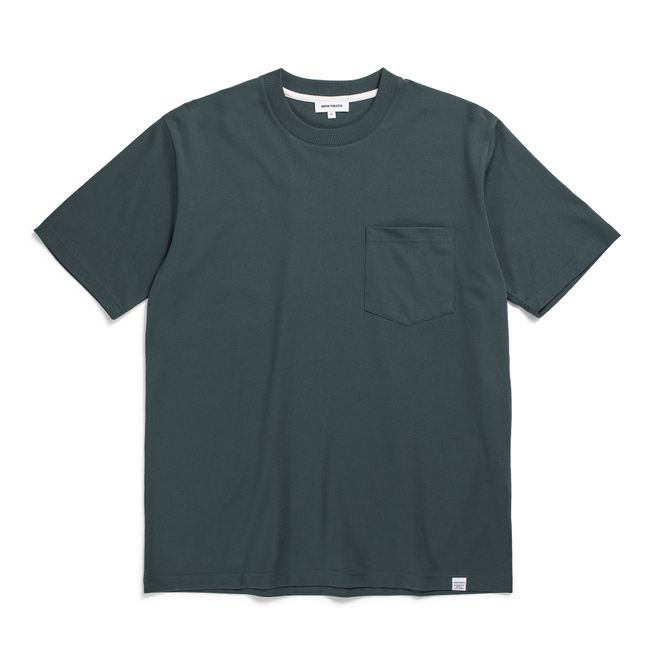 T-Shirt Johannes Standard Pocket SS | Dunkelgrün