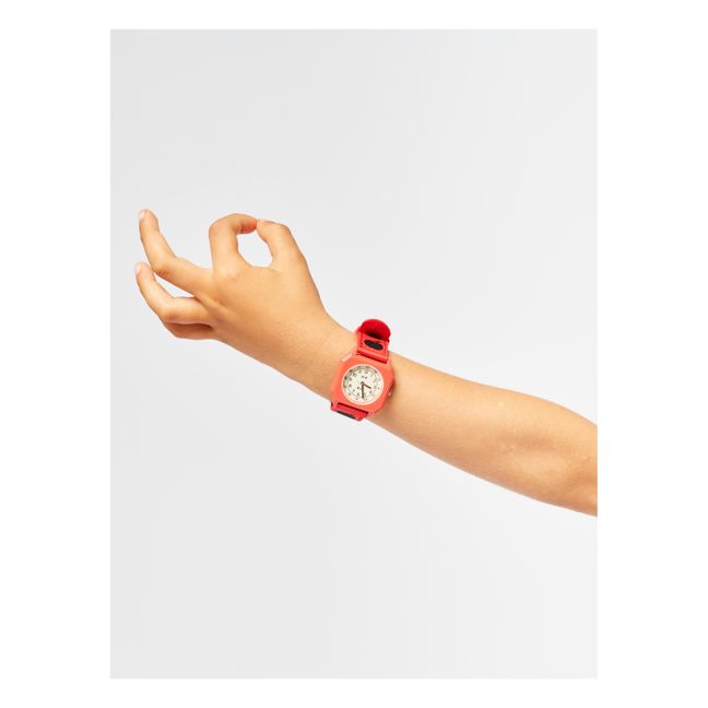 Collaboration Bobo Choses x Mini Kyomo - Recycled Nylon Apple-Print Watch | Rosso