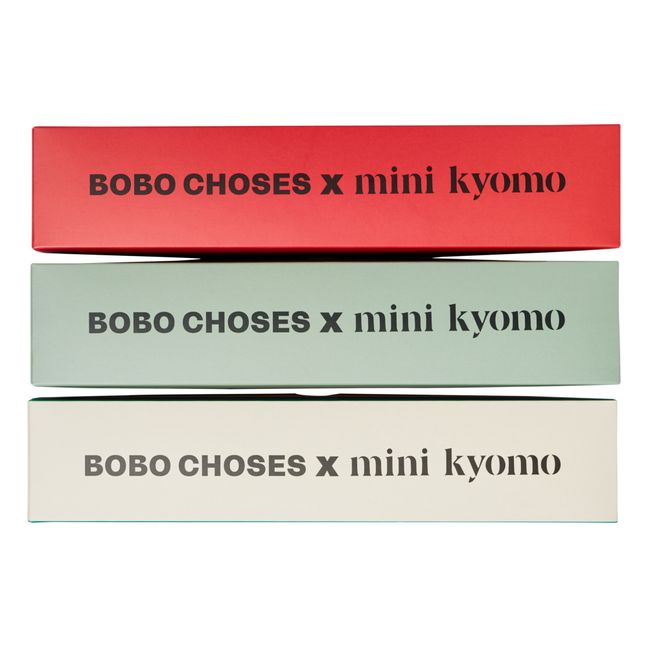 Colaboración Bobo Choses x Mini Kyomo - Reloj de nailon reciclado Manzana | Rojo