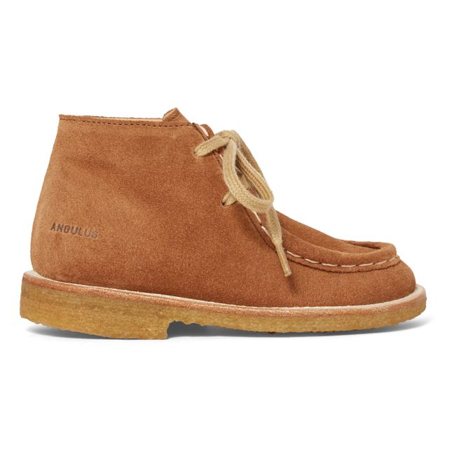 Bottines Lacets | Cognac