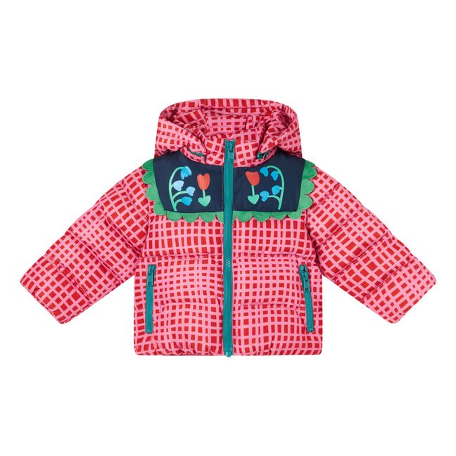 Doudoune Baby Carreaux | Rosa