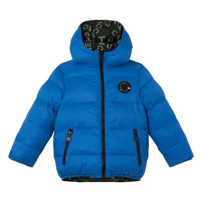Reversible down jacket | Blue