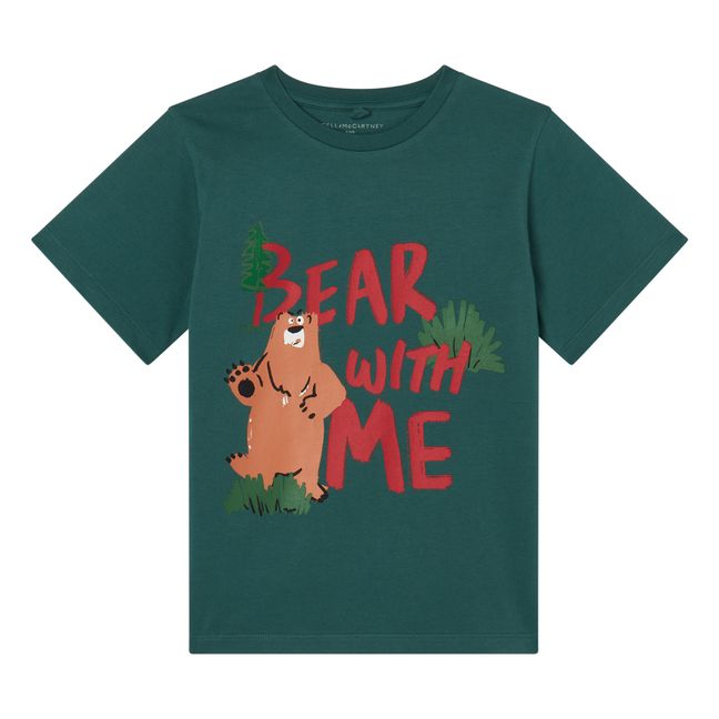 Bear With Me T-Shirt | Dark green