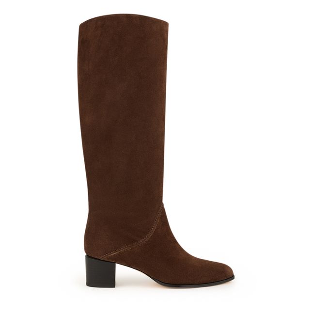 Bottes 45MM Cuir Suede | Brun