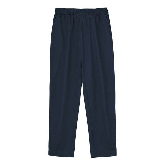 Pantalon Abby Coton Bio | Bleu nuit