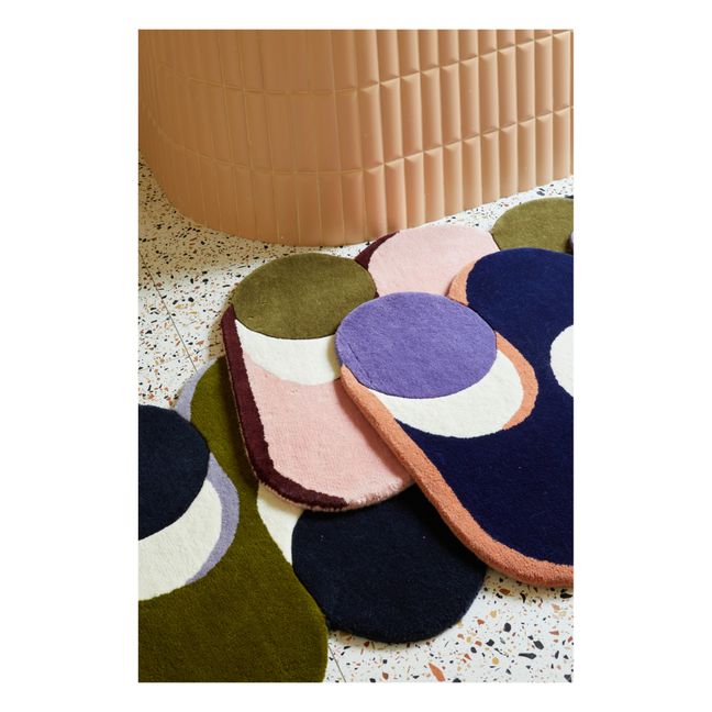 Alfombra de lana Ninfa | Verde Kaki
