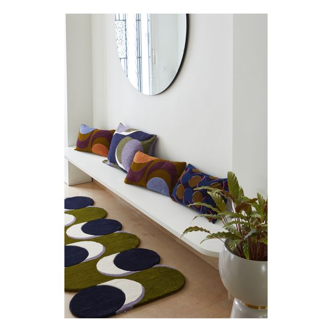 Coussin en velours Madone | Vert kaki
