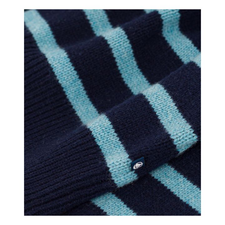 Striped Wool Sweater | Blue- Product image n°1