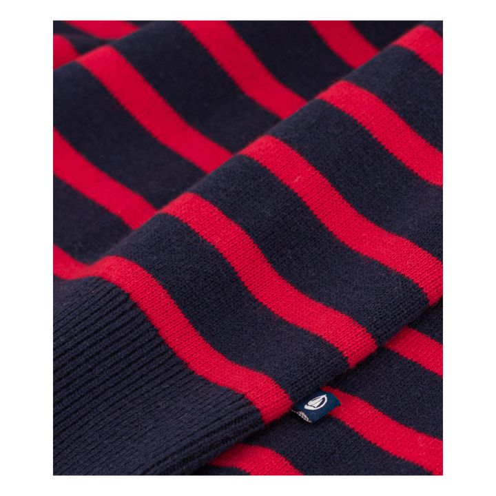 Striped Wool Sweater | Red- Product image n°4