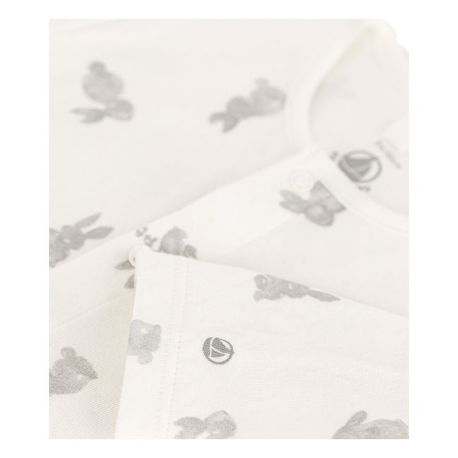 Pyjama en Tubique Lapin | Blanc