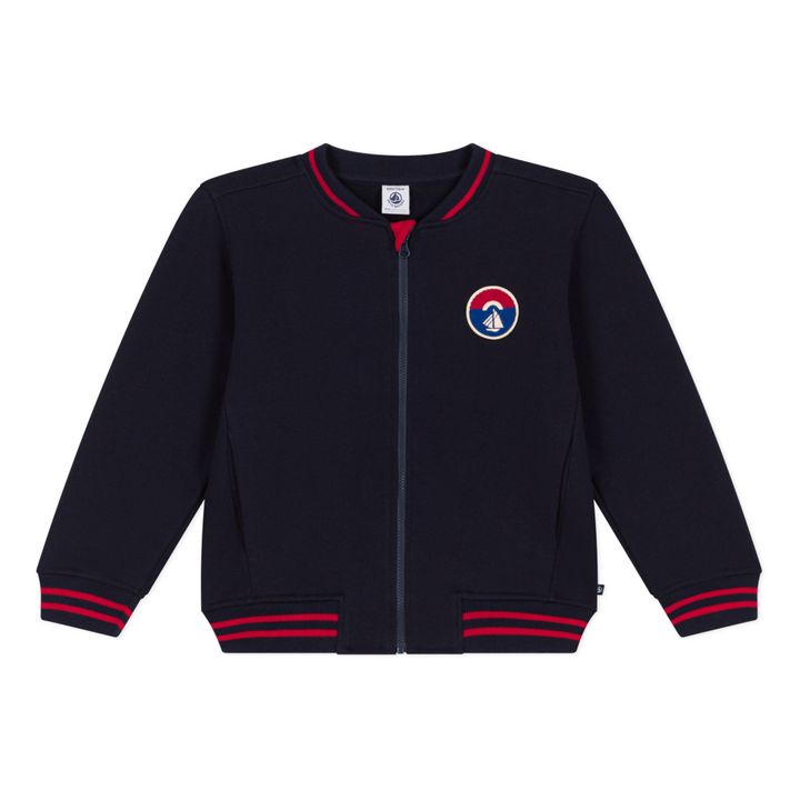 Teddy in Brushed Fleece | Navy blue- Product image n°0