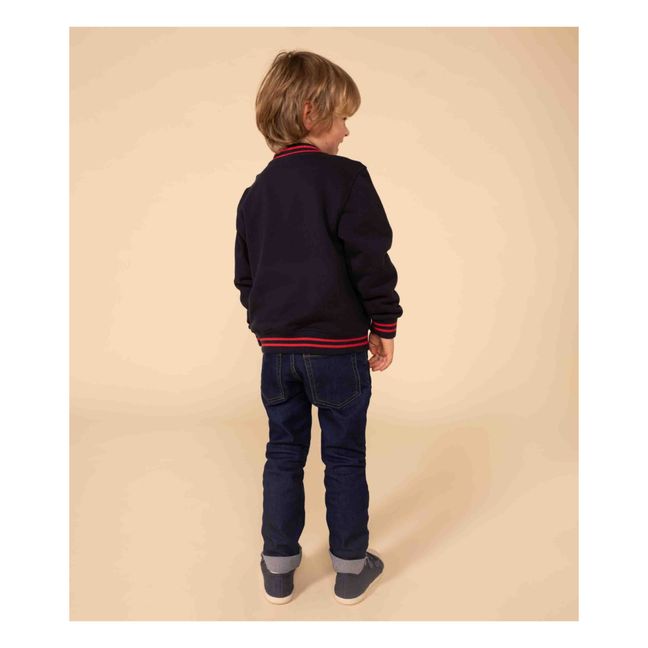 Teddy en Molleton Brossé | Navy