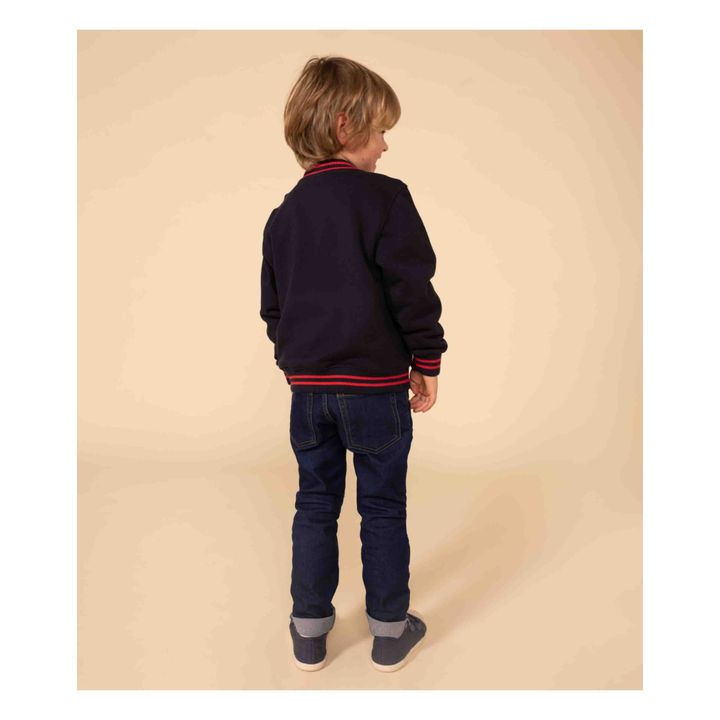 Teddy in Brushed Fleece | Navy blue- Product image n°3