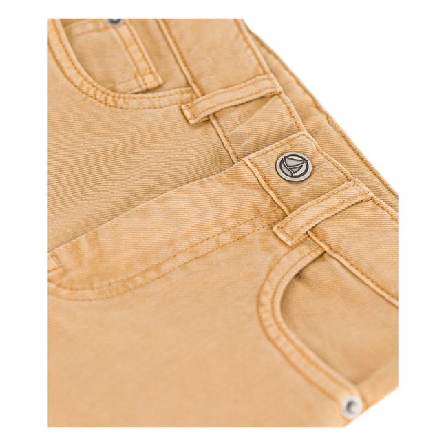 Pantalon en Denim 5 poches | Beige