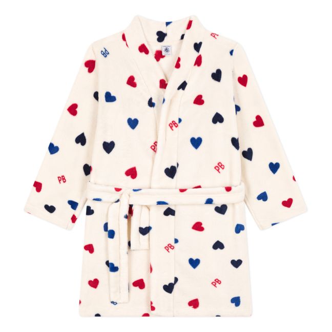 Robe de Chambre en Polaire Cœurs | Crudo