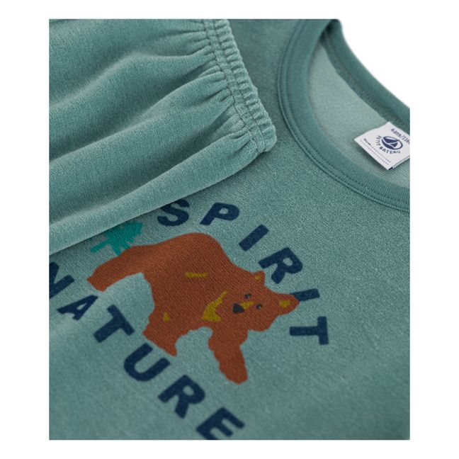 Pyjama en Velours Ours | Bleu