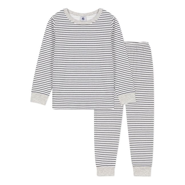 Pyjama Rayé | Heather grey