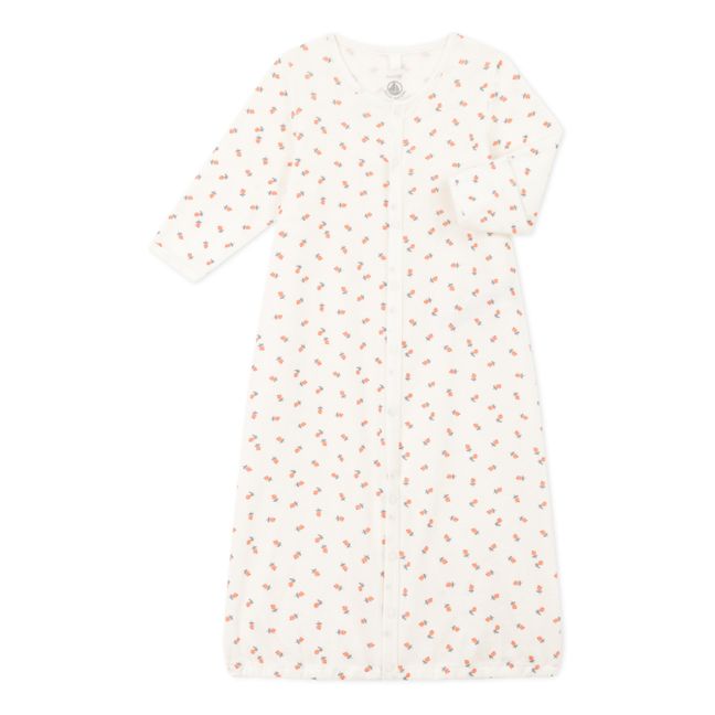Tutina Combisac a fiori | Ecru