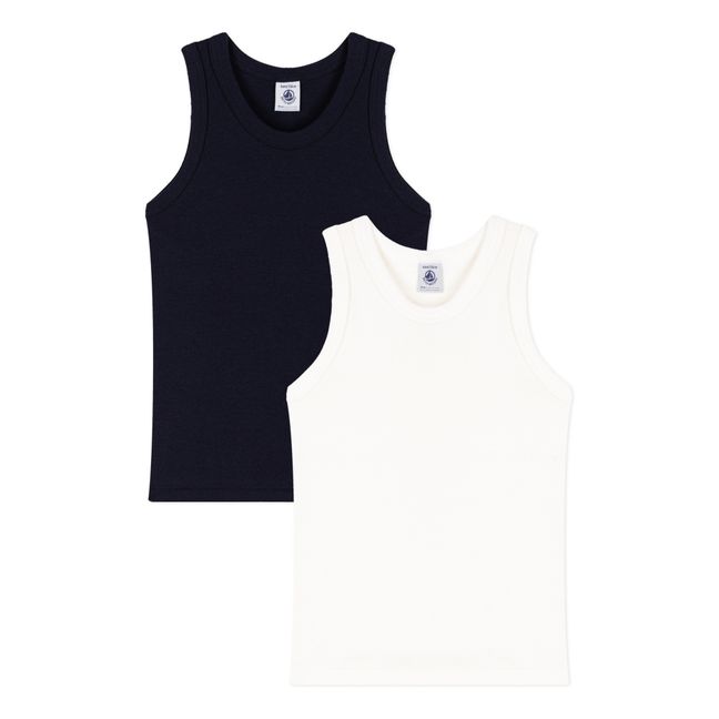 Lot 2 Débardeurs Unis | Blanc