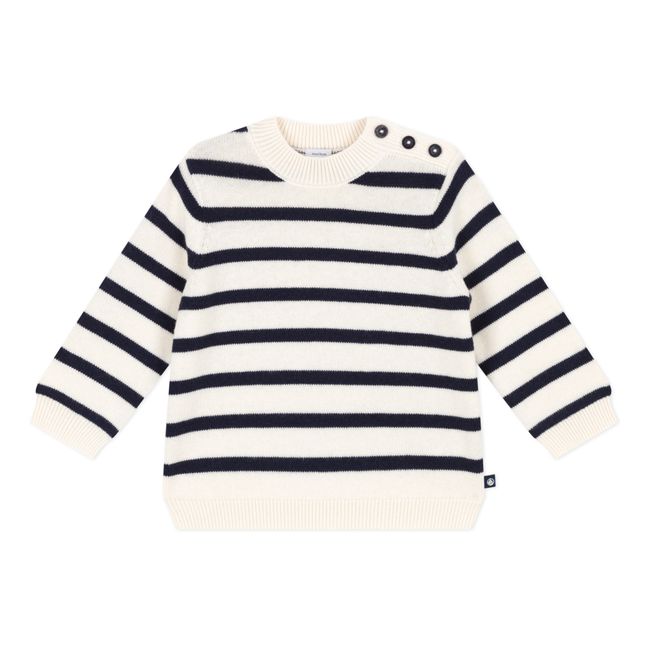 Striped Wool Sweater | Crudo