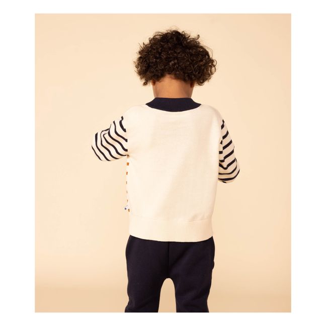Pull Marin à Rayures | Ecru