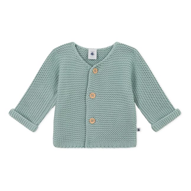 Garter Stitch Cardigan | Azul