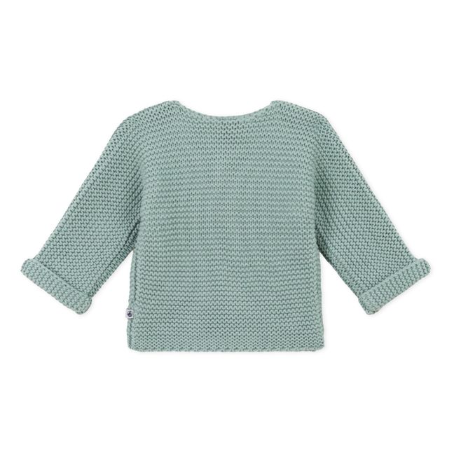 Garter Stitch Cardigan | Azul