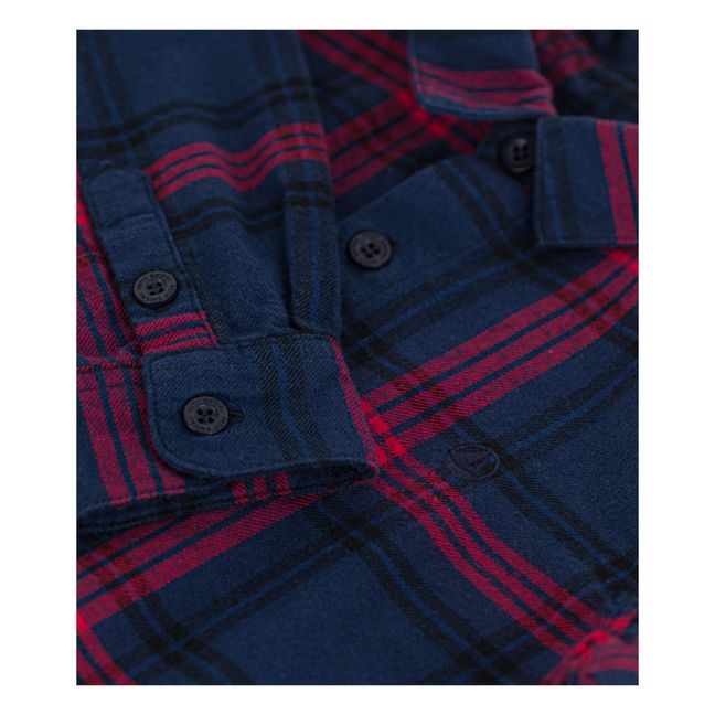 Chemise à Carreaux  | Bleu marine
