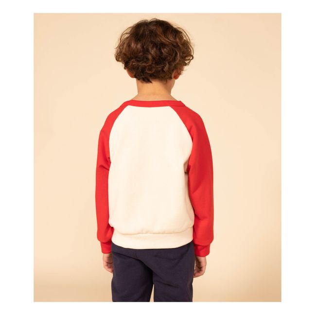 Retro Fleece Sweatshirt | Red