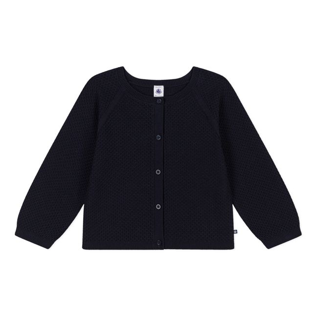 Cardigan in maglia | Blu marino