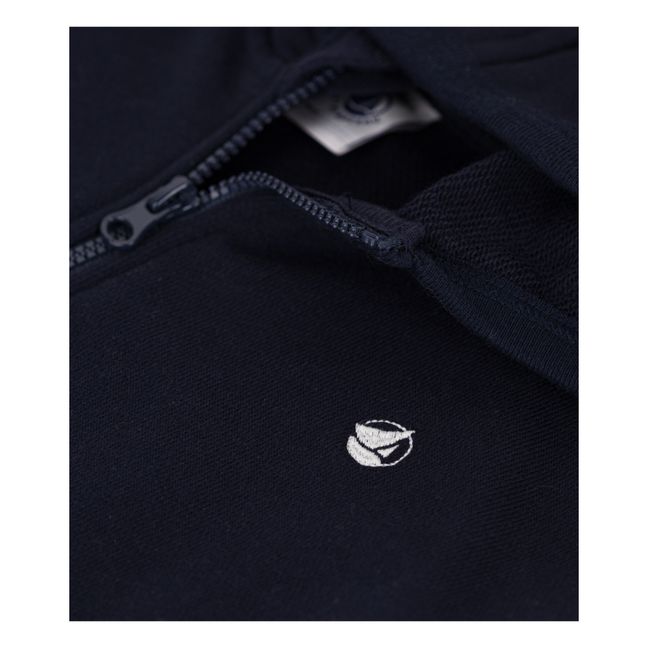 Sweat à Capuche Molleton | Bleu marine