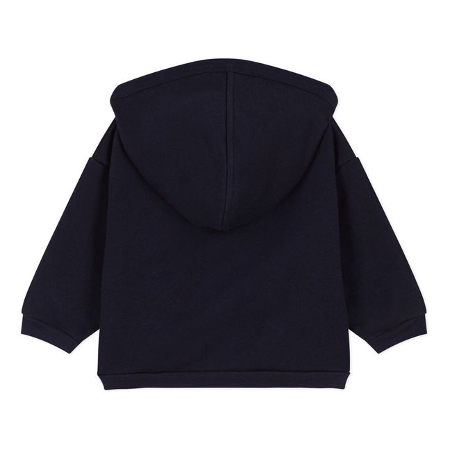 Kapuzensweatshirt aus Molton | Navy