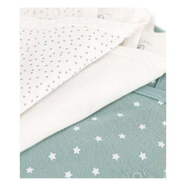 Set di 3 body Incrociati | Verde menta