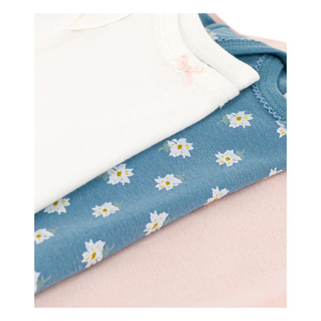 Set di 3 corpi di fiori | Blu