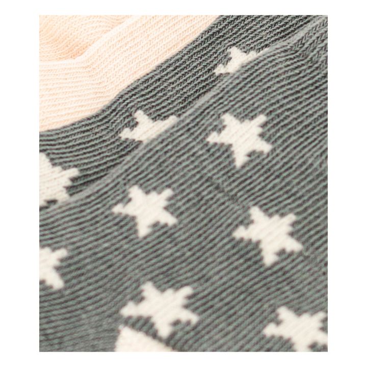 Lote de 2 pares de calcetines con estrellas | Gris- Imagen del producto n°1