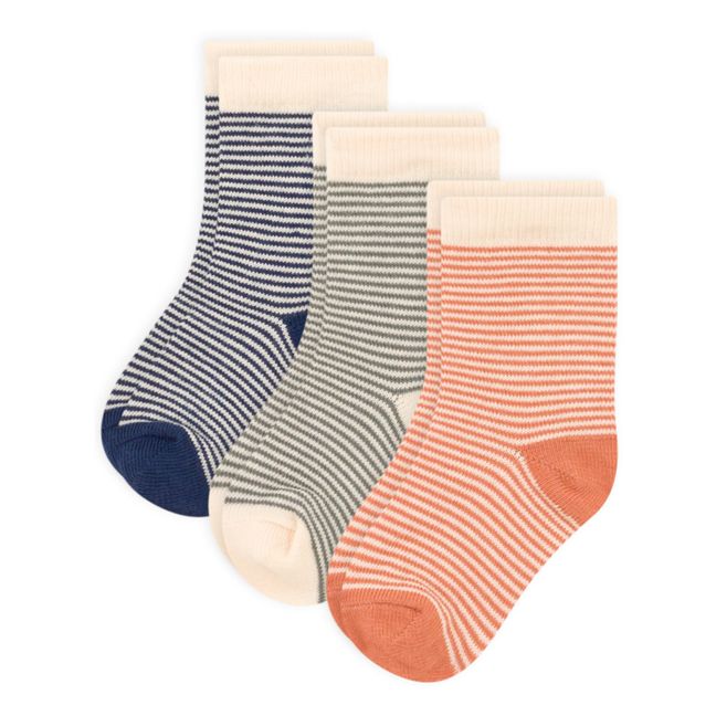 Set of 3 Pairs of Milleraies Socks | Ecru