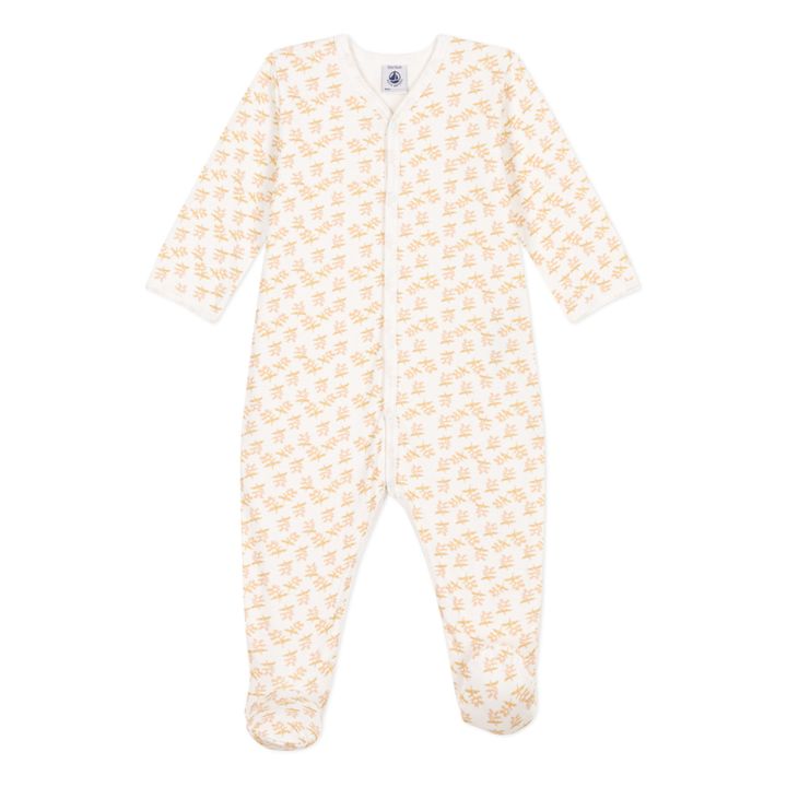 Petit Bateau - Sleep Well Floral Pyjamas - Ecru | Smallable