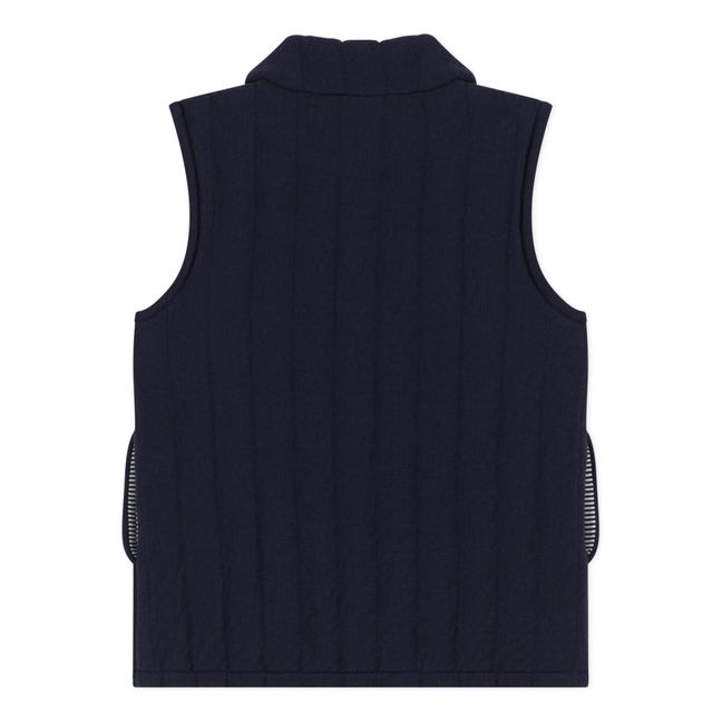 Gilet trapuntato | Blu marino