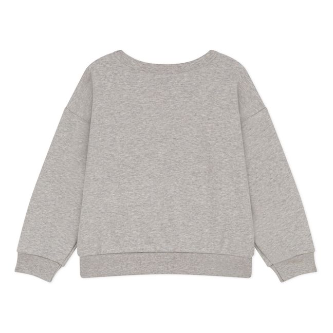 Sweatshirt | Grau Meliert